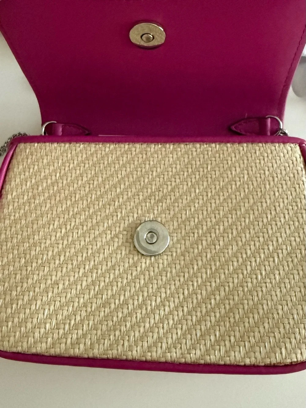 Jimmy Choo Raffia Crossbody Bag